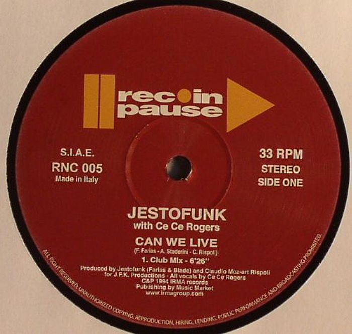 JESTOFUNK with CE CE ROGERS - Can We Live
