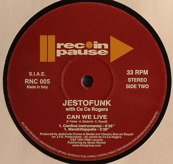 JESTOFUNK with CE CE ROGERS - Can We Live
