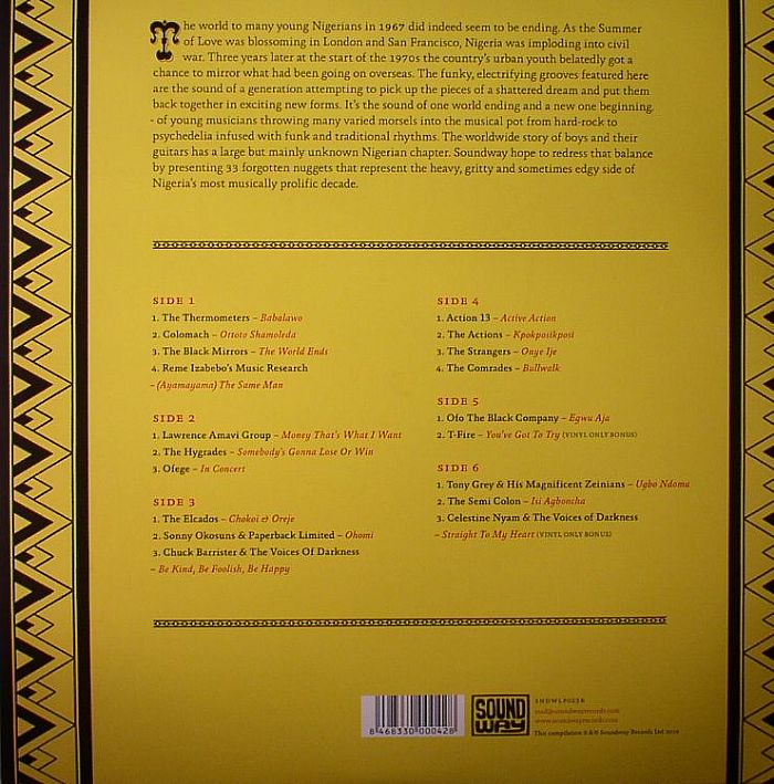 VARIOUS - The World Ends: Afro Rock & Psychedelia In 1970s Nigeria (Part 2)