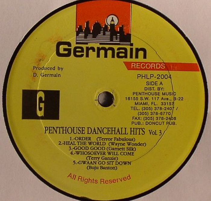 VARIOUS - Penthouse Dancehall Hits Vol 3