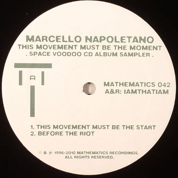NAPOLETANO, Marcello - This Movement Must Be The Moment