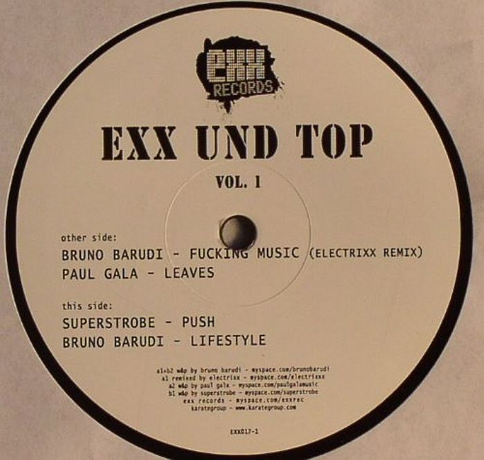 BARUDI, Bruno/PAUL GALA/SUPERSTROBE - Exx Und Top Vol I