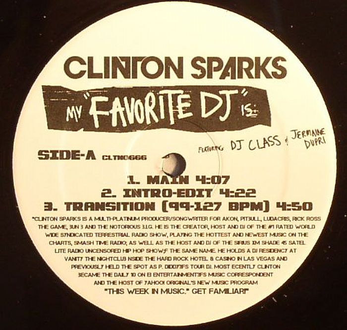 SPARKS, Clinton - Favourite DJ