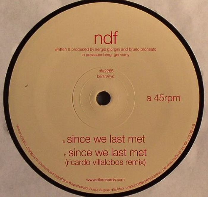 NDF - Since We Last Met