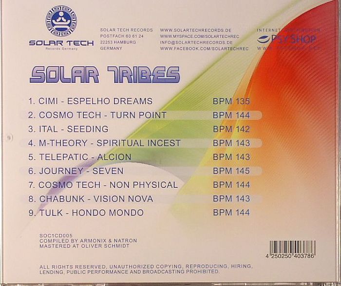 ARMONIX/NATRON/VARIOUS - Solar Tribes