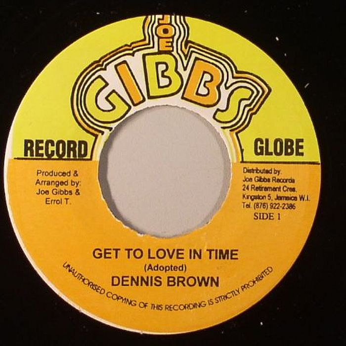 BROWN, Dennis/JOE GIBBS & THE PROFESSIONALS - Get To Love In Time
