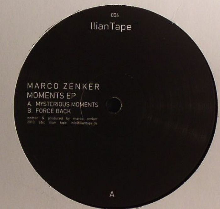 Marco Zenker – Moments EP vinyl cover