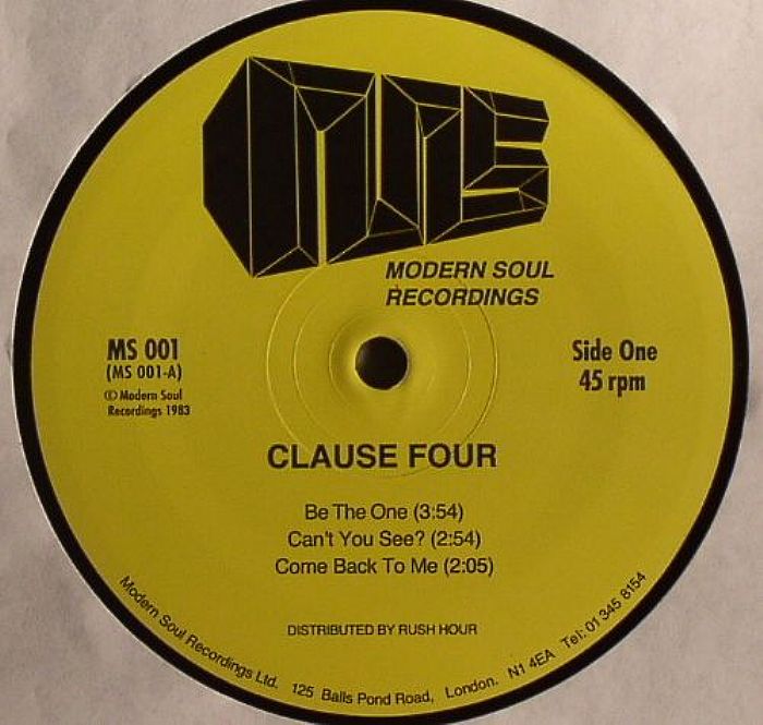 CLAUSE FOUR - Be The One EP