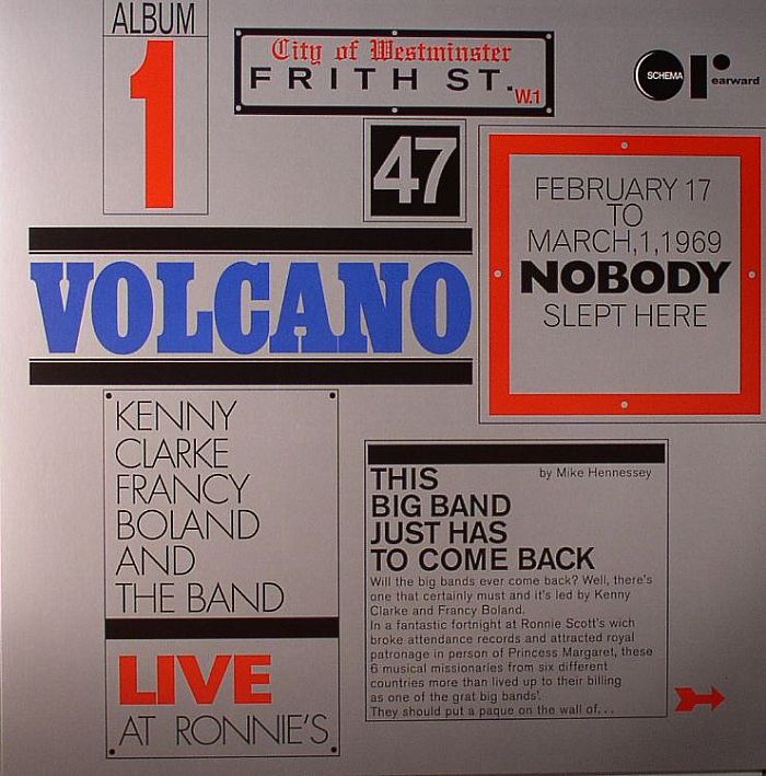 KENNY CLARKE FRANCY BOLAND BIG BAND, The - Live Recordings At Ronnie Scott's Album 1: Volcano