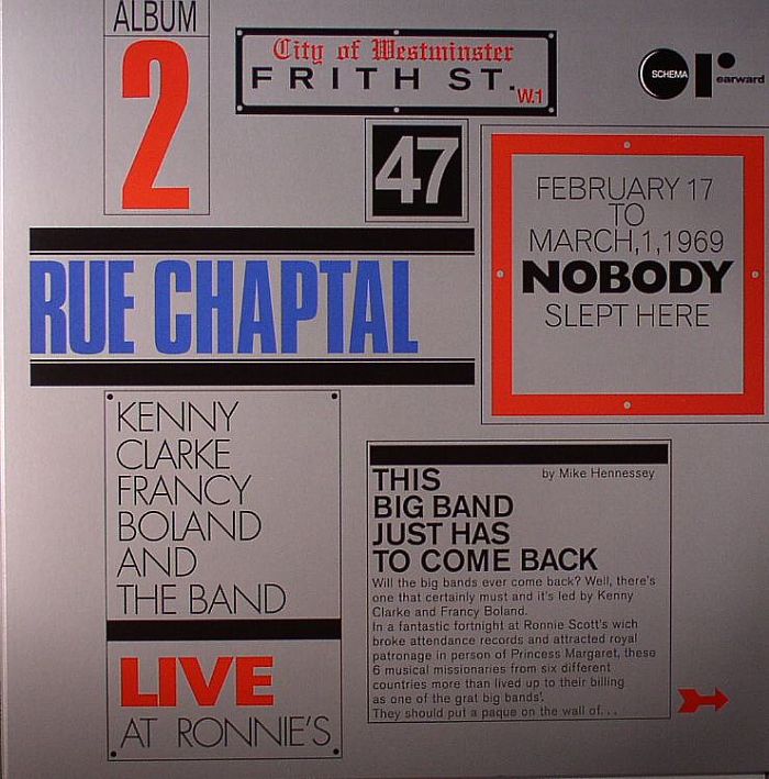 KENNY CLARKE FRANCY BOLAND BIG BAND, The - Live Recordings At Ronnie Scott's Album 2: Rue Chaptal