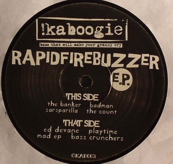DEVANE, Ed/MAD EP/THE BANKER/SARSPARILLA - Rapidfirebuzzer EP