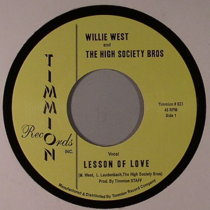 WEST, Willie/THE HIGH SOCIETY BROTHERS - Lesson Of Love Part 1 & 2