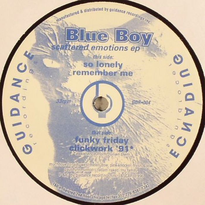 BLUE BOY - Scattered Emotions EP