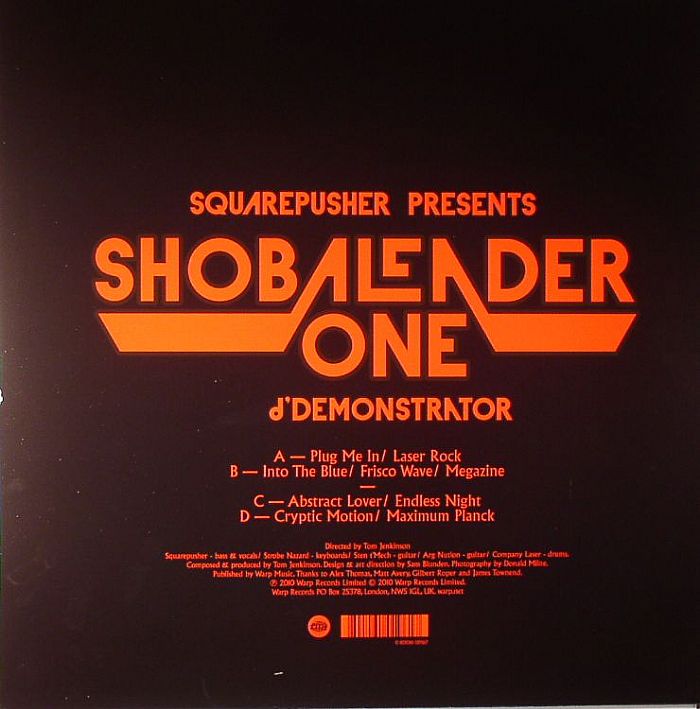 SQUAREPUSHER - Shobaleader One: D'Demonstrator