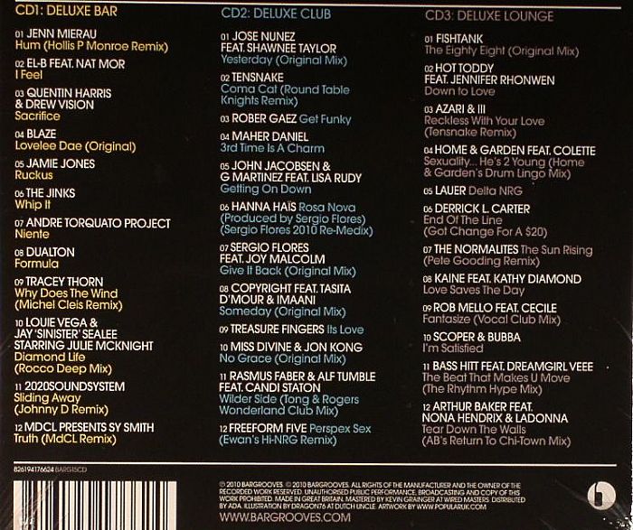 VARIOUS - Bargrooves Deluxe