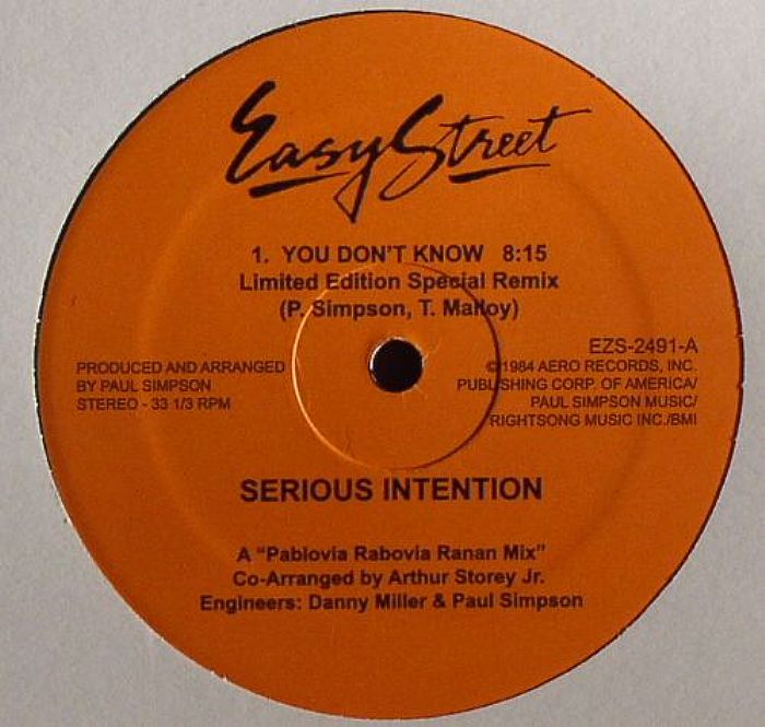 SERIOUS INTENTION/CULTURAL VIBE - You Don't Know