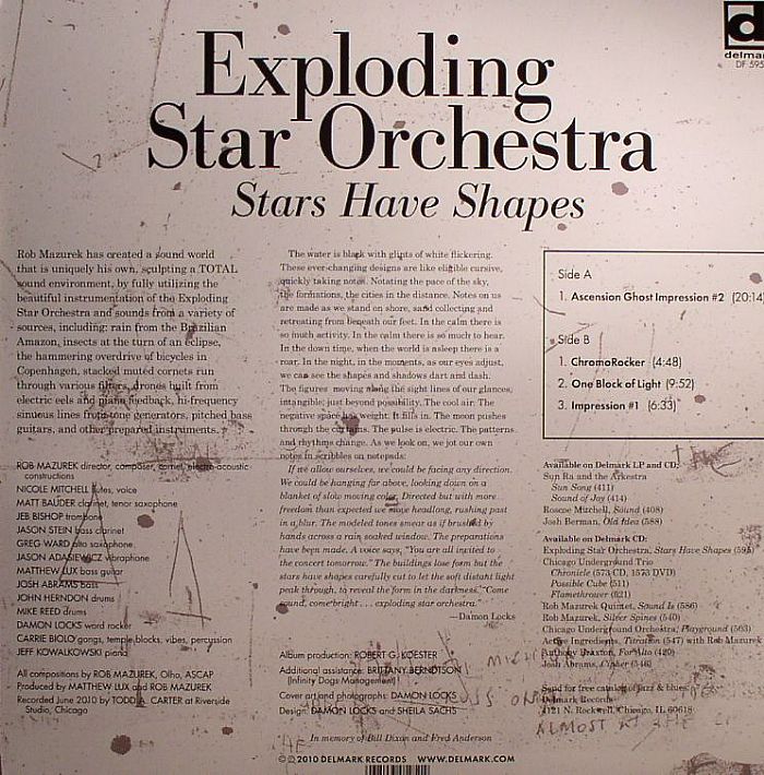 EXPLODING STAR ORCHESTRA - Stars Have Shapes