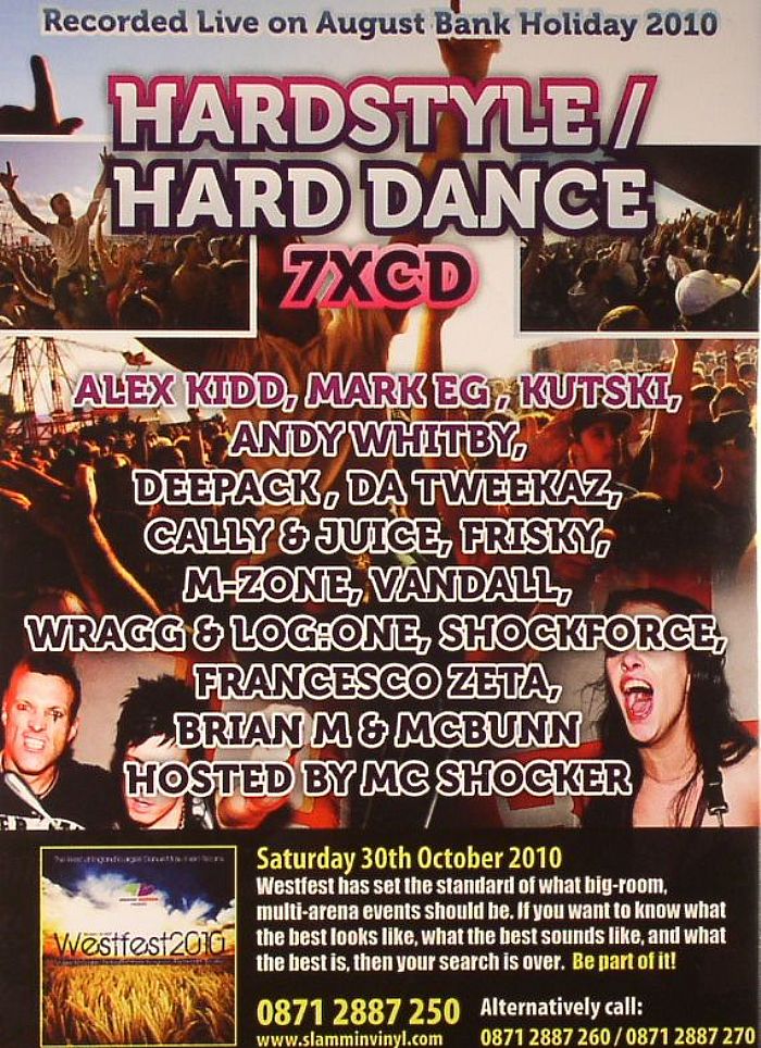 ALEX KIDD/MARK EG/KUTSKI/ANDY WHITBY/DEEPACK/DA TWEEKAZ/CALLY & JUICE/FRISKY/M ZONE/VANDALL/WRAGG/LOG:ONE/SHOCKFORCE/FRANCESCO ZETA/BRIAN M/MCBUNN/MC SHOCKER/VARIOUS - Sanctuary Outdoor: Hard Style/Hard Dance: Recorded Live On August Bank Holiday 2010