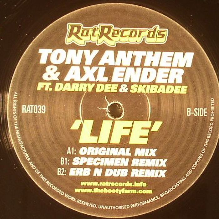 ANTHEM, Tony/AXL ENDER feat DARRY DEE/SKIBADEE - Life