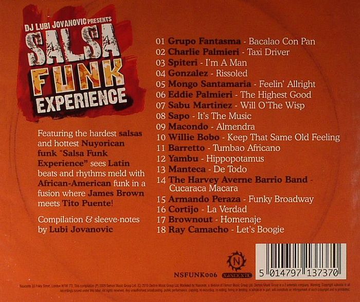 DJ LUBI JOVANOVIC/VARIOUS - Salsa Funk Experience