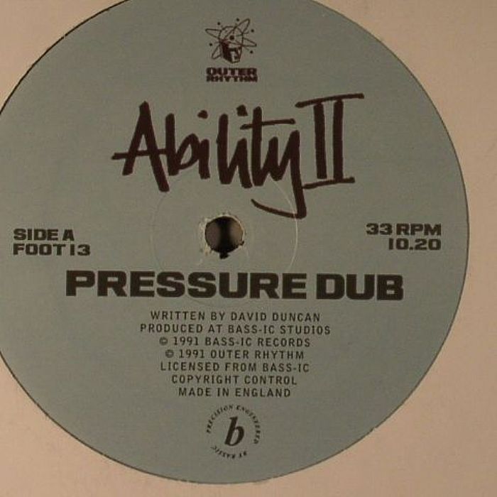 ABILITY II - Pressure Dub