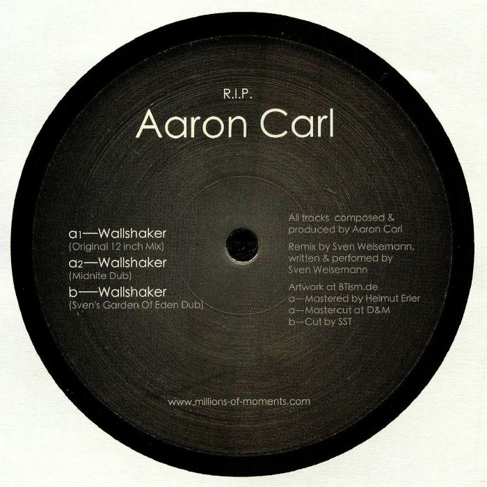 CARL, Aaron - Tribute To Aaron Carl (This release is in support of Aaron Carl. All profits go to Aaron Carl's family.)