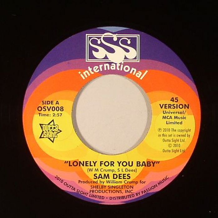 DEES, Sam - Lonely For You Baby