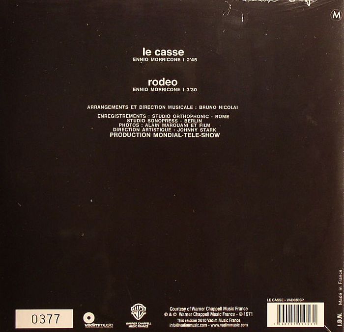 MORRICONE, Ennio - Le Casse