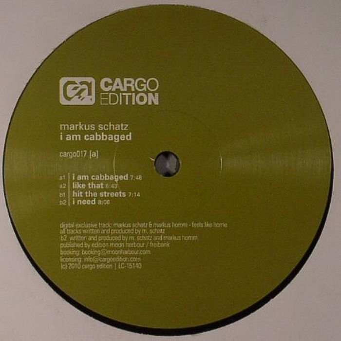 Markus Schatz – I Am Cabbaged vinyl cover