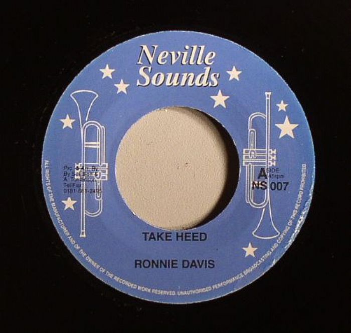 DAVIS, Ronnie - Take Heed