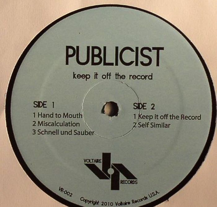 PUBLICIST - Keep It Off The Record