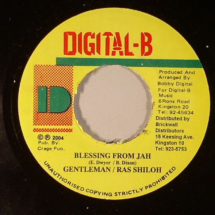 GENTLEMAN/RAS SHILOH/RICHIE SPICE - Blessing From Jah (One For The Road Riddim)