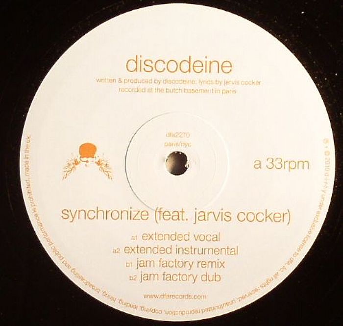 DISCODEINE feat JARVIS COCKER - Synchronize