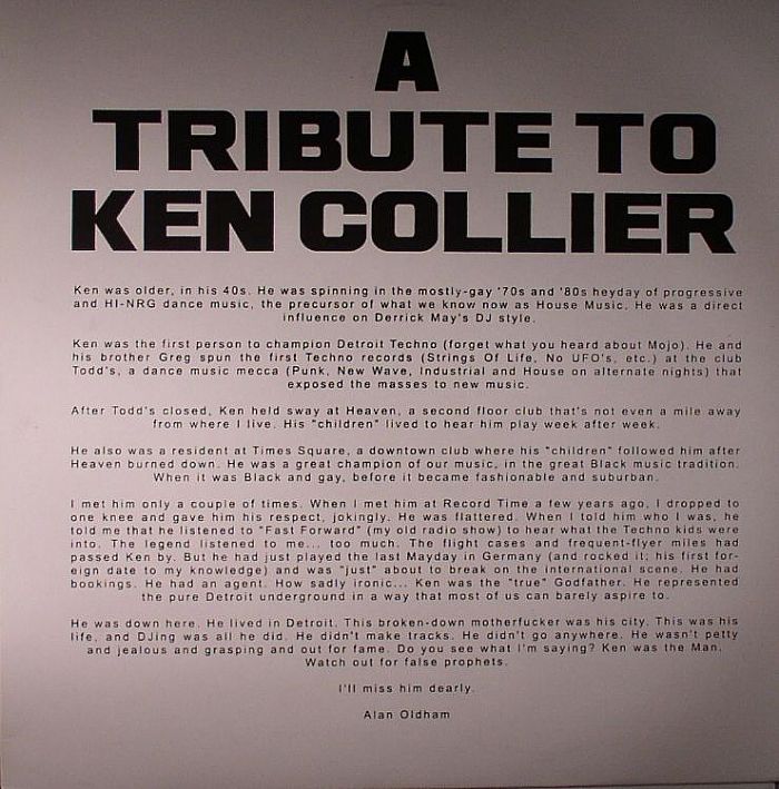 A TRIBUTE TO KEN COLLIER - A Tribute To Ken Collier