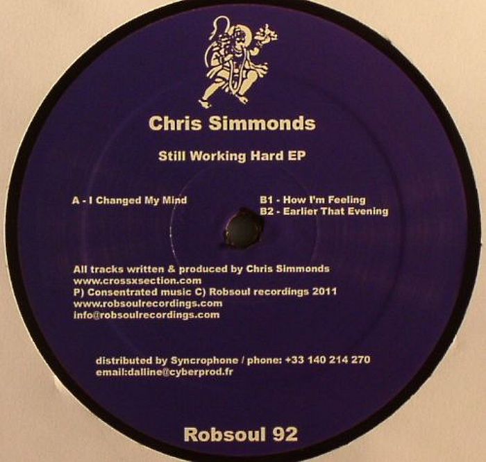 SIMMONDS, Chris - Still Working Hard EP