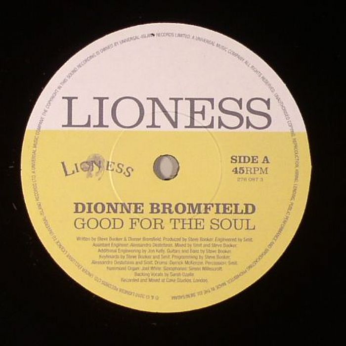BROMFIELD, Dionne - Good For The Soul