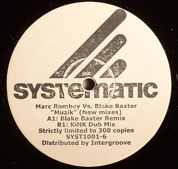 ROMBOY, Marc vs BLAKE BAXTER - Muzik (remixes)