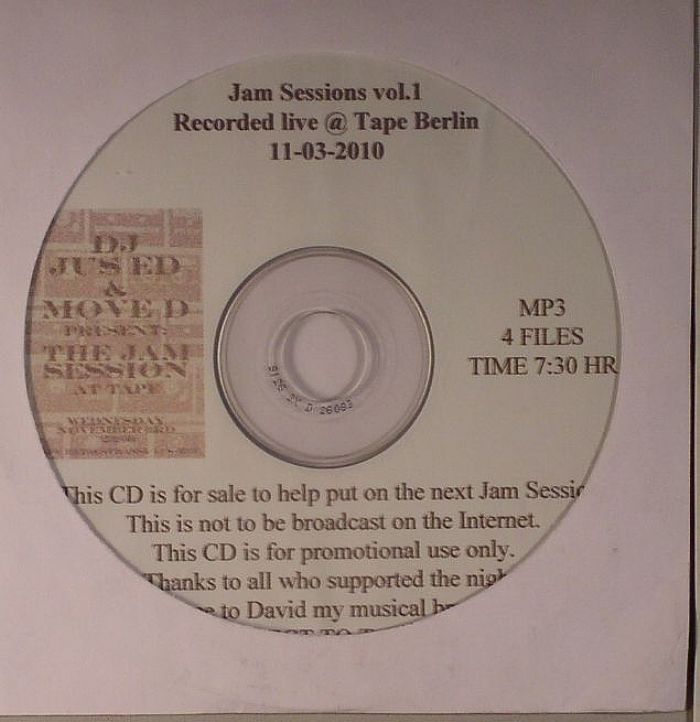 DJ JUS ED/MOVE D/VARIOUS - Jam Session Vol 1: Recorded Live @ Tape Berlin