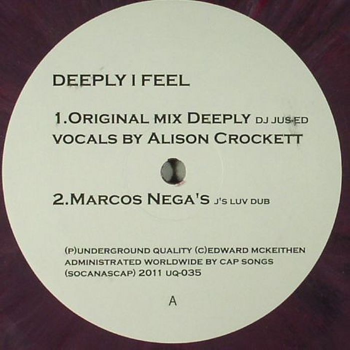 DJ JUS ED - Deeply I Feel