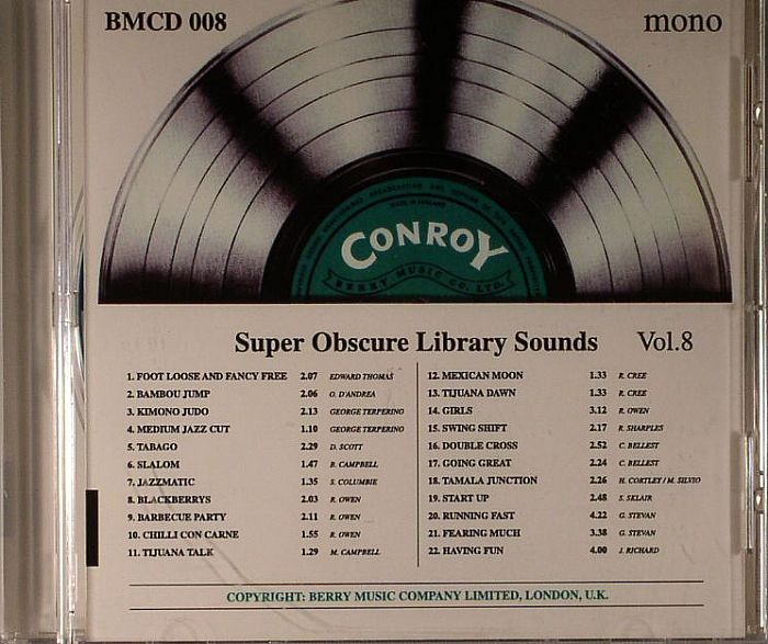 VARIOUS - Super Obscure Library Sounds Vol 8