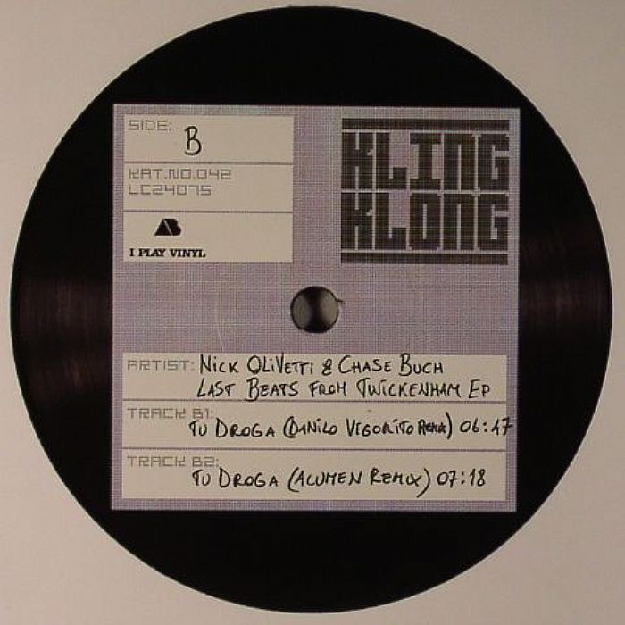 OLIVETTI, Nick/CHASE BUNCH - Last Beats From Twickenham EP