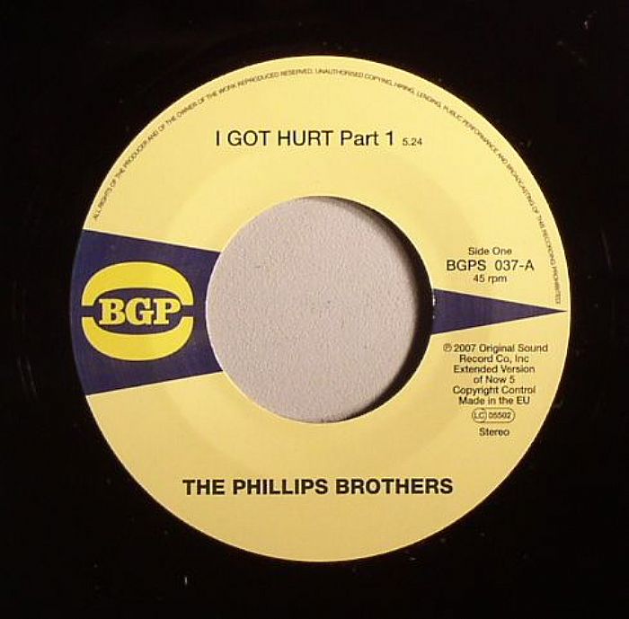 PHILLIPS BROTHERS, The - I Got Hurt