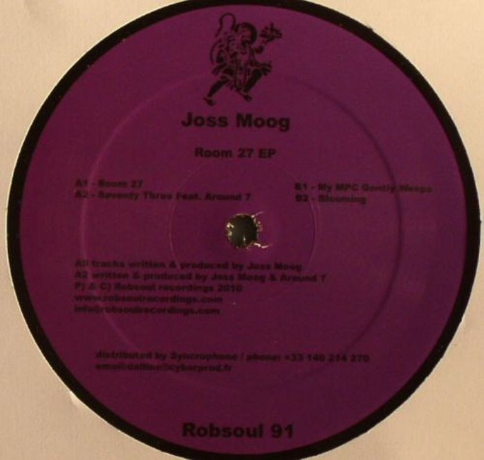 MOOG, Joss - Room 27 EP