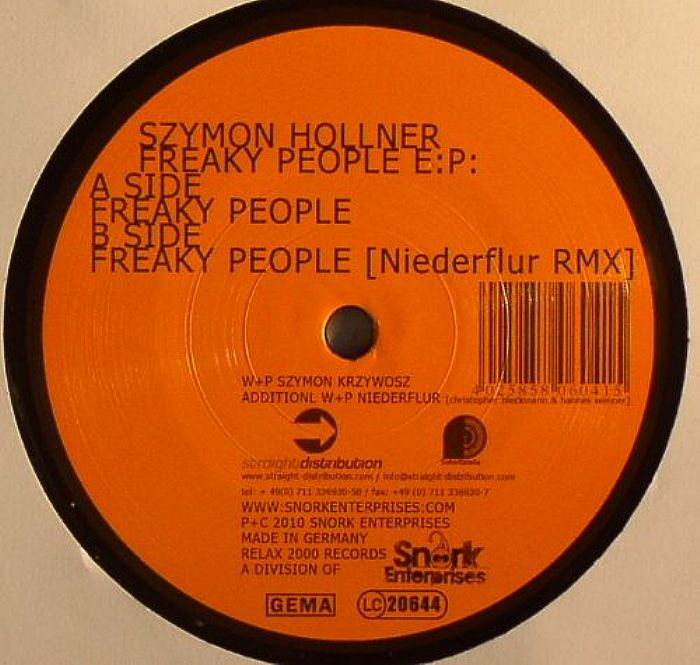 HOLLNER, Szymon - Freaky People EP