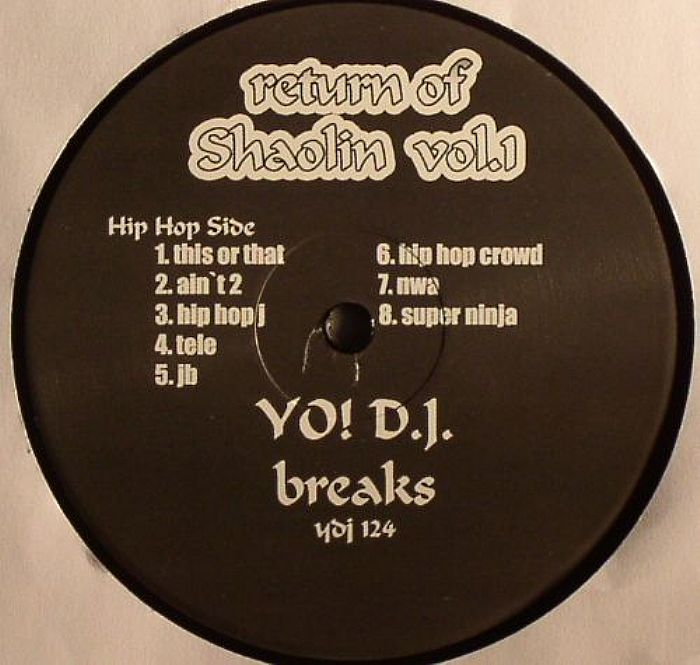 YO! DJ - Return Of Shaolin Vol 1 & 2