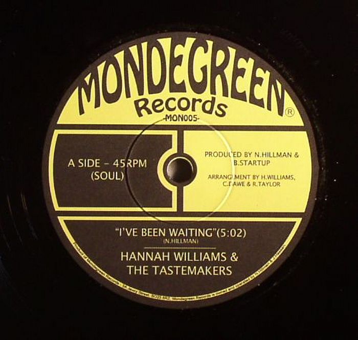 WILLIAMS, Hannah & THE TASTEMAKERS - I've Been Waiting