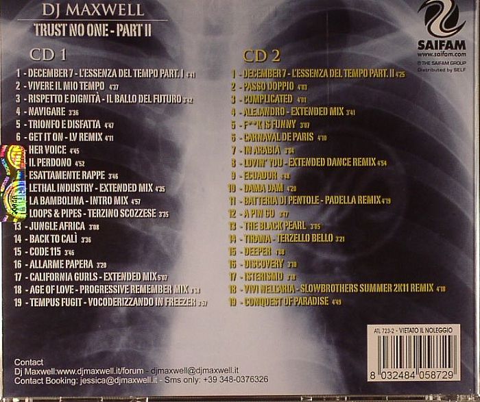 DJ MAXWELL - Trust No One Part II