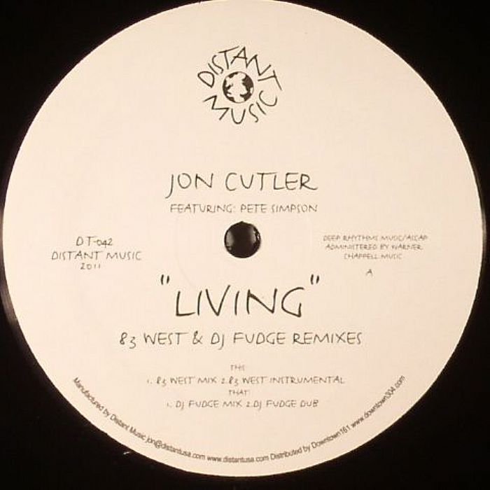 CUTLER, Jon feat PETE SIMPSON - Living (West & DJ Fudge remixes)