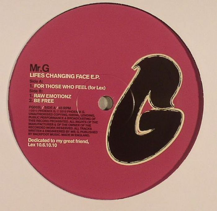 MR G - Lifes Changing Face EP