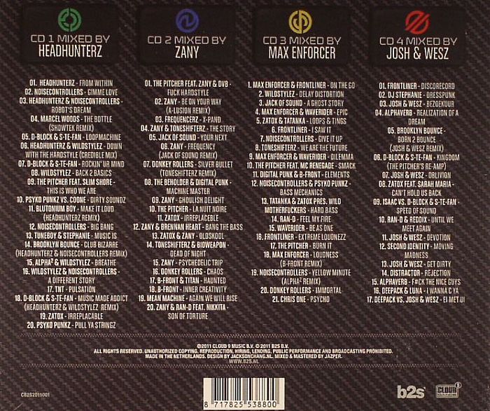 HEADHUNTERZ/ZANY/MAX ENFORCER/JOSH & WESZ/VARIOUS - Hard Bass 2011